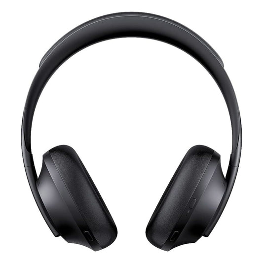 Over-ear headphones that are mainly black with comfort