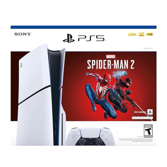 Slim PlayStation 5 console bundled with Marvel's Spider-Man 2 game